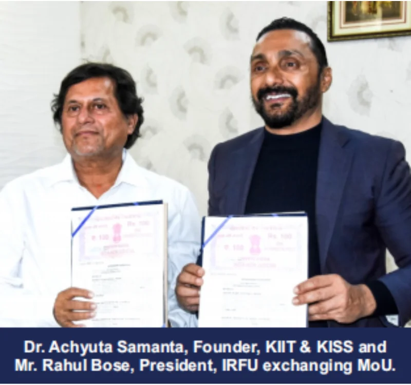 KIIT-KISS associate sponsor of Rugby India